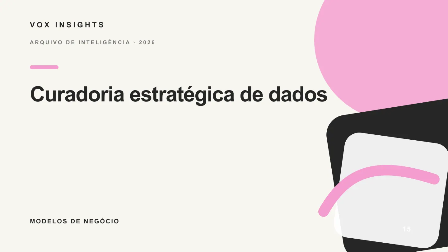 Curadoria estratégica de dados: o método do VOX insights em 2026